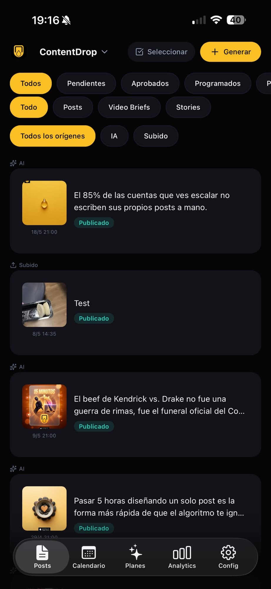 ContentDrop screenshot 1