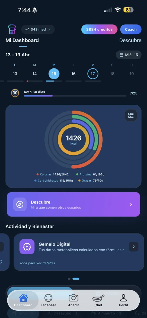 ScanCal product interface